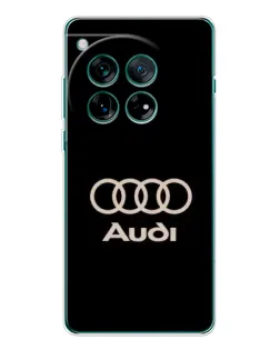 Чехол для Motorola Moto G Max с картинкой «Audi — золотой логотип»