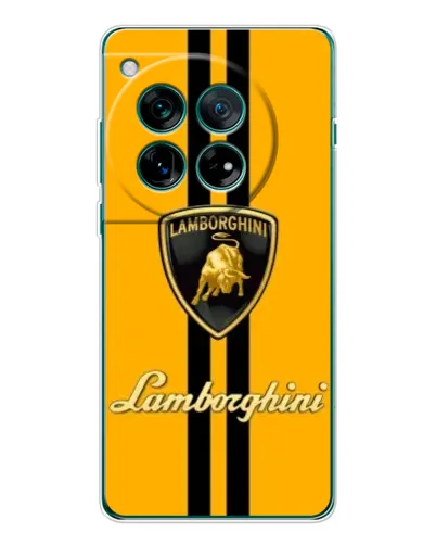 Чехол для Motorola Moto G Max с картинкой «Lamborghini Stripe желтый»