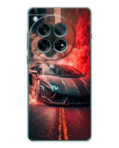 Чехол для Motorola Moto G Max с картинкой «Lamborghini красный дым»