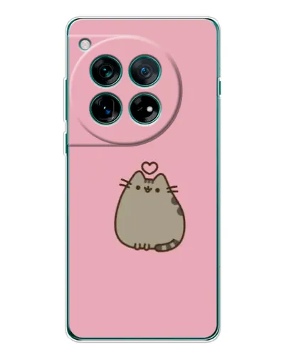 Чехол для Motorola Moto G Max с картинкой «Pusheen сердце»