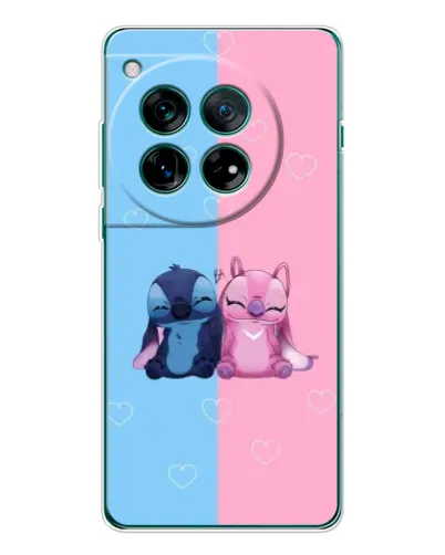 Чехол для Motorola Moto G Max с картинкой «Stitch и Angel Love»