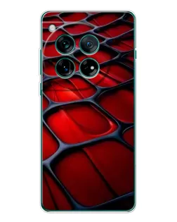 Чехол для Motorola Moto G Max с картинкой «Красная глянцевая сетка»