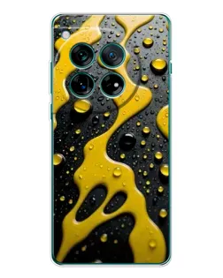 Чехол для Motorola Moto G Max с картинкой «Жидкое желтое золото»