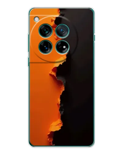 Чехол для Motorola Moto G Max с картинкой «Оранжевый разлом»