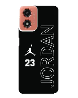 Чехол для Motorola MOTO G04 с картинкой «Jordan Vertical»