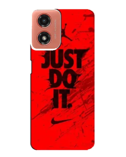 Чехол для Motorola MOTO G04 с картинкой «Nike Just Do It»