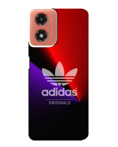 Чехол для Motorola MOTO G04 с картинкой «Adidas Red Neon»