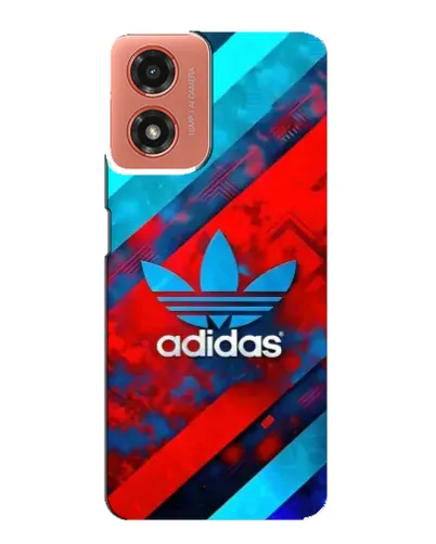 Чехол для Motorola MOTO G04 с картинкой «Абстракция Adidas»