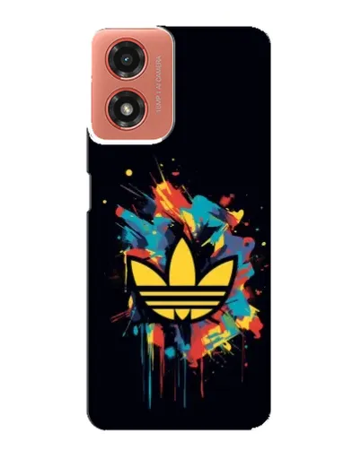 Чехол для Motorola MOTO G04 с картинкой «Adidas Splash»