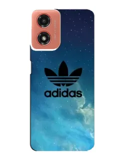 Чехол для Motorola MOTO G04 с картинкой «Adidas Stone Logo»