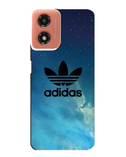 Чехол для Motorola MOTO G04 с картинкой «Adidas Stone Logo»