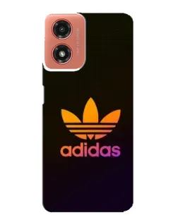Чехол для Motorola MOTO G04 с картинкой «Градиент Adidas»