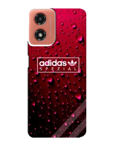 Чехол для Motorola MOTO G04 с картинкой «Adidas Gold Marble»