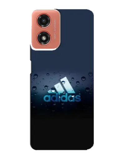 Чехол для Motorola MOTO G04 с картинкой «Adidas Water Drops»