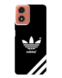 Чехол для Motorola MOTO G04 с картинкой «Adidas с диагональными полосами»