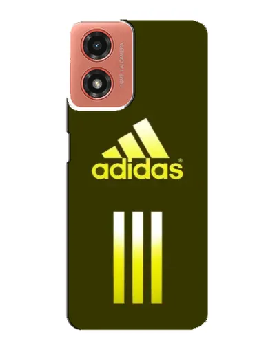 Чехол для Motorola MOTO G04 с картинкой «Оливковый градиент Adidas»
