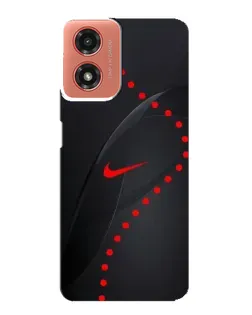 Чехол для Motorola MOTO G04 с картинкой «Абстрактный дизайн Nike»
