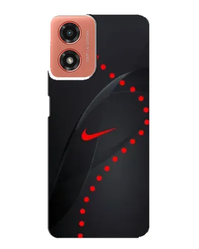 Чехол для Motorola MOTO G04 с картинкой «Абстрактный дизайн Nike»