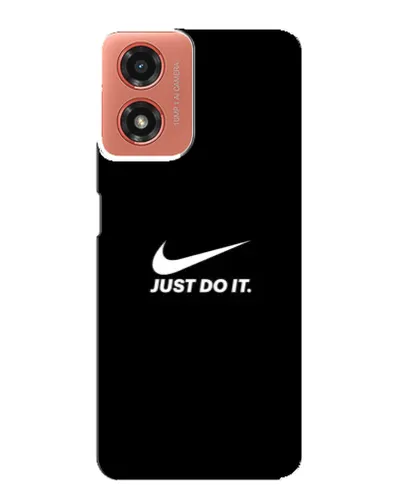 Чехол для Motorola MOTO G04 с картинкой «Минимализм от Nike»