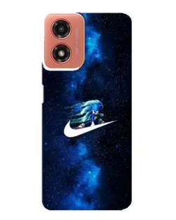 Чехол для Motorola MOTO G04 с картинкой «Звездный путь Nike»