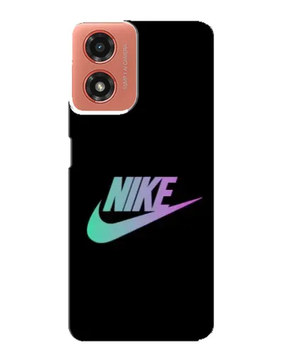 Чехол для Motorola MOTO G04 с картинкой «Nike — городская ночь»