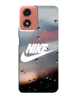 Чехол для Motorola MOTO G04 с картинкой «Nike в стиле ретро»