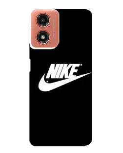 Чехол для Motorola MOTO G04 с картинкой «Мазки краски Nike»