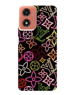 Чехол для Motorola MOTO G04 с картинкой «Неоновый микс Nike» Чехол для Motorola MOTO G04 с картинкой «Неоновый микс Nike»