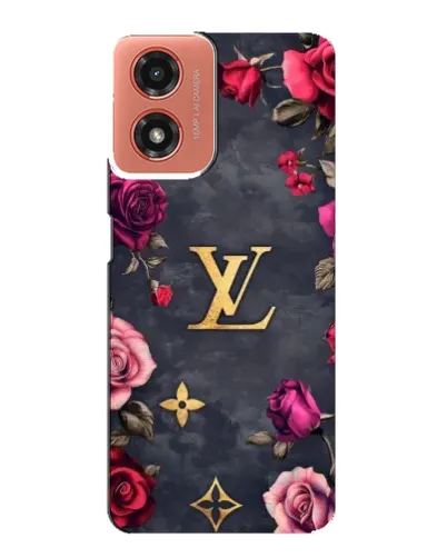 Чехол для Motorola MOTO G04 с картинкой «Цветочный Louis Vuitton» Чехол для Motorola MOTO G04 с картинкой «Цветочный Louis Vuitton»