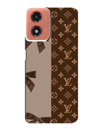 Чехол для Motorola MOTO G04 с картинкой «Louis Vuitton — банты» Чехол для Motorola MOTO G04 с картинкой «Louis Vuitton — банты»
