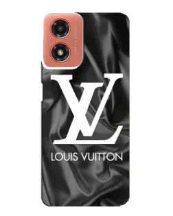 Чехол для Motorola MOTO G04 с картинкой «Шелковый Louis Vuitton»
