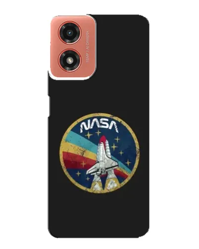 Чехол для Motorola MOTO G04 с картинкой «NASA — эмблема миссии» Чехол для Motorola MOTO G04 с картинкой «NASA — эмблема миссии»
