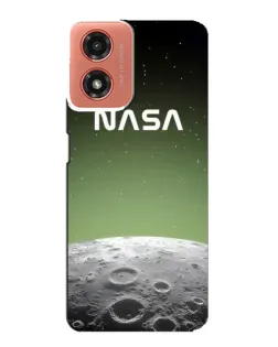 Чехол для Motorola MOTO G04 с картинкой «NASA — лунный градиент»