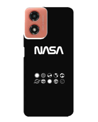 Чехол для Motorola MOTO G04 с картинкой «NASA — технический принт» Чехол для Motorola MOTO G04 с картинкой «NASA — технический принт»