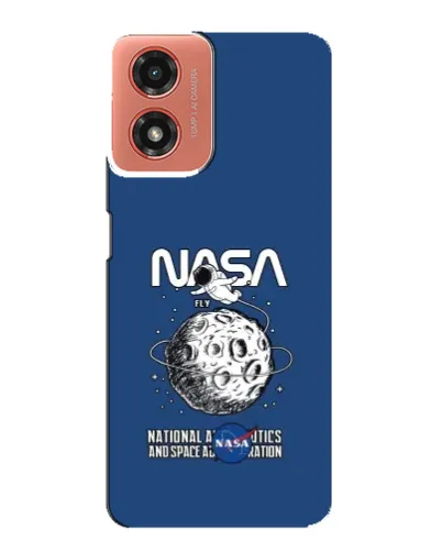 Чехол для Motorola MOTO G04 с картинкой «NASA — лунная миссия» Чехол для Motorola MOTO G04 с картинкой «NASA — лунная миссия»