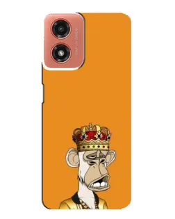 Чехол для Motorola MOTO G04 с картинкой «Золотая обезьяна Bored Ape» Чехол для Motorola MOTO G04 с картинкой «Золотая обезьяна Bored Ape»