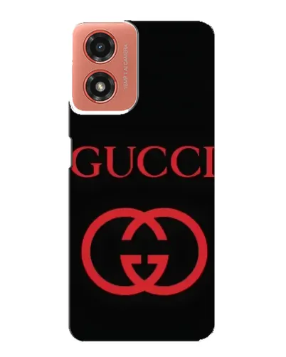 Чехол для Motorola MOTO G04 с картинкой «Gucci — красный логотип» Чехол для Motorola MOTO G04 с картинкой «Gucci — красный логотип»