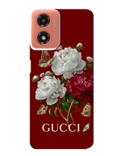 Чехол для Motorola MOTO G04 с картинкой «Gucci —  сад»