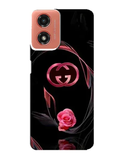 Чехол для Motorola MOTO G04 с картинкой «Gucci — неоновая роза» Чехол для Motorola MOTO G04 с картинкой «Gucci — неоновая роза»