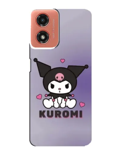 Чехол для Motorola MOTO G04 с картинкой «Kuromi — фиолетовый арт» Чехол для Motorola MOTO G04 с картинкой «Kuromi — фиолетовый арт»