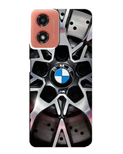 Чехол для Motorola MOTO G04 с картинкой «BMW — деталь диска» Чехол для Motorola MOTO G04 с картинкой «BMW — деталь диска»