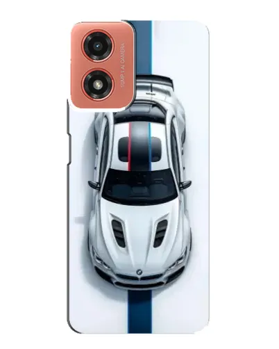 Чехол для Motorola MOTO G04 с картинкой «Вид сверху — BMW M»