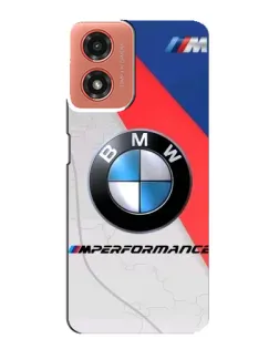 Чехол для Motorola MOTO G04 с картинкой «BMW Performance стиль»