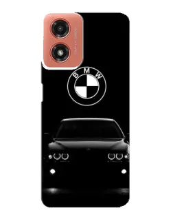Чехол для Motorola MOTO G04 с картинкой «BMW — взгляд из темноты»