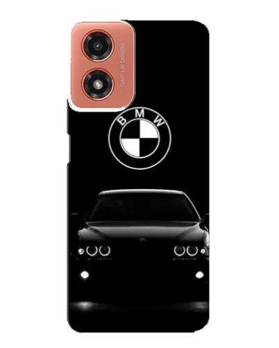 Чехол для Motorola MOTO G04 с картинкой «BMW — взгляд из темноты»