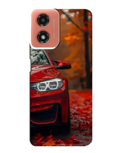 Чехол для Motorola MOTO G04 с картинкой «Осенняя BMW M4»