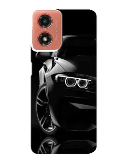 Чехол для Motorola MOTO G04 с картинкой «Черная BMW — профиль» Чехол для Motorola MOTO G04 с картинкой «Черная BMW — профиль»