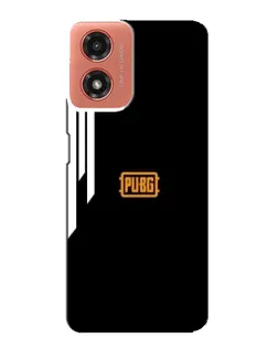 Чехол для Motorola MOTO G04 с картинкой «PUBG — вертикальные линии»