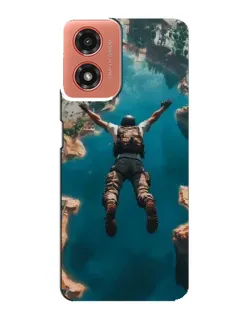 Чохол для Motorola MOTO G04 з картинкою «PUBG — вільне падіння»