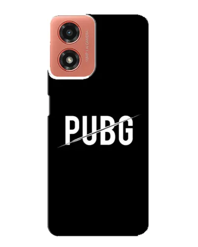 Чохол для Motorola MOTO G04 з картинкою «PUBG — білий логотип» Чохол для Motorola MOTO G04 з картинкою «PUBG — білий логотип»